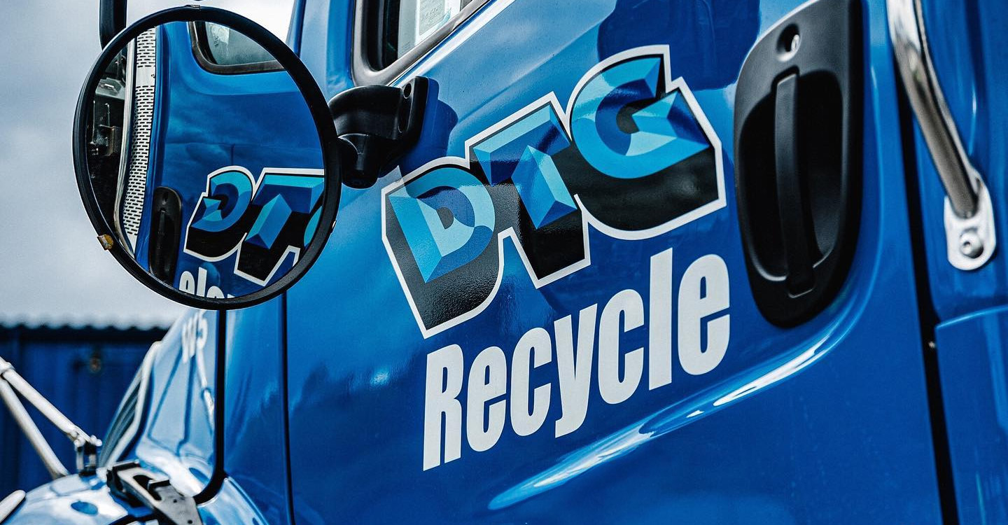 DTG Recycle Truck Up Close